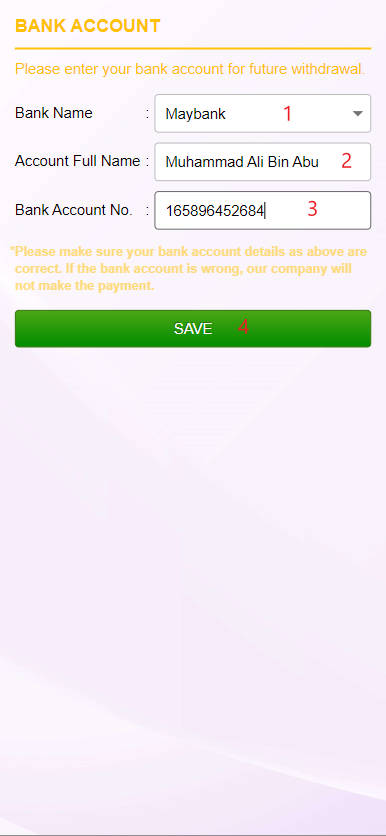 Step 2 - Register at WOC44 Casino - Part 1
