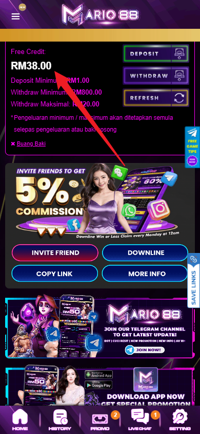 Step 4 - Register at Mario88 Casino - Part 1