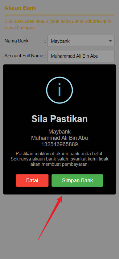 Step 2 - Register at MiBox8 Casino - Part 2