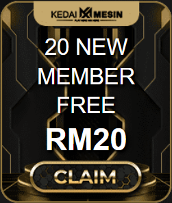 Freecreditrm - KedaiMesin Free Credit Slot - Banner