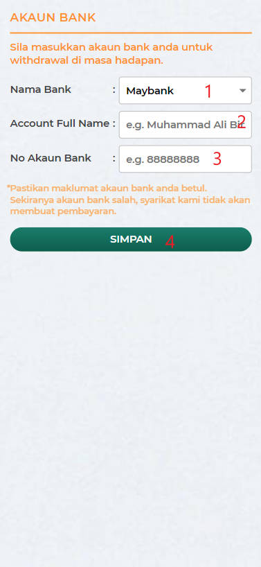 Step 2 - Register at Super222 Casino - Part 1
