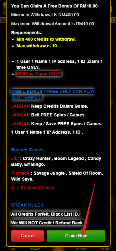 Step 3 - Register at 888Kingmy Casino - Part 2