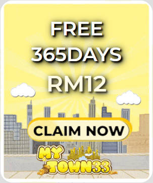 Freecreditrm - Mytown33 Free Credit 365 RM12 - Banner