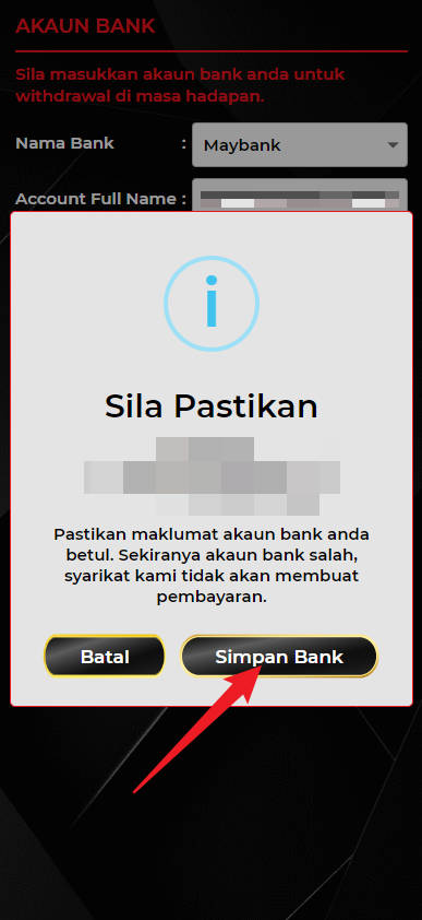 Step 2 - Register at RXZ135 Casino - Part 2