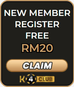 Freecreditrm - K4CLUB Free Credit Slot - Banner
