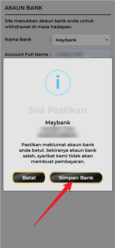Step 2 - Register at Padu33 Casino - Part 2