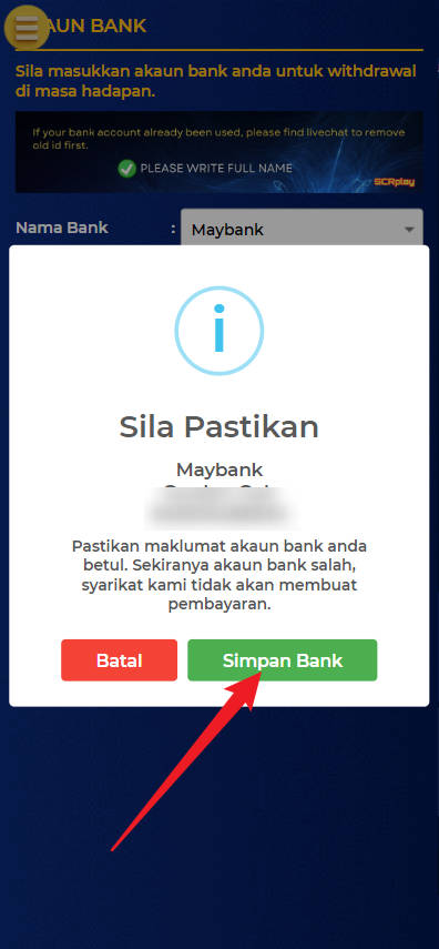 Step 2 - Register at SCRplay Casino - Part 2