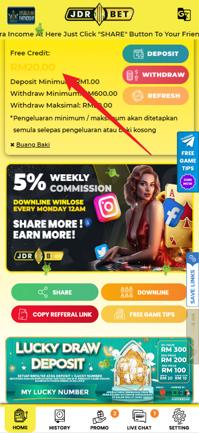 Step 4 - Register at JDRBET Casino - Part 1