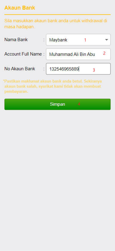Step 2 - Register at MiBox8 Casino - Part 1