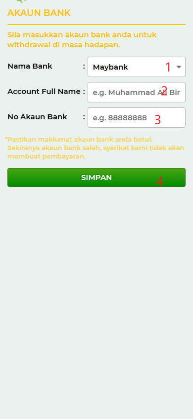 Step 2 - Register at MRMONEY88 Casino - Part 1