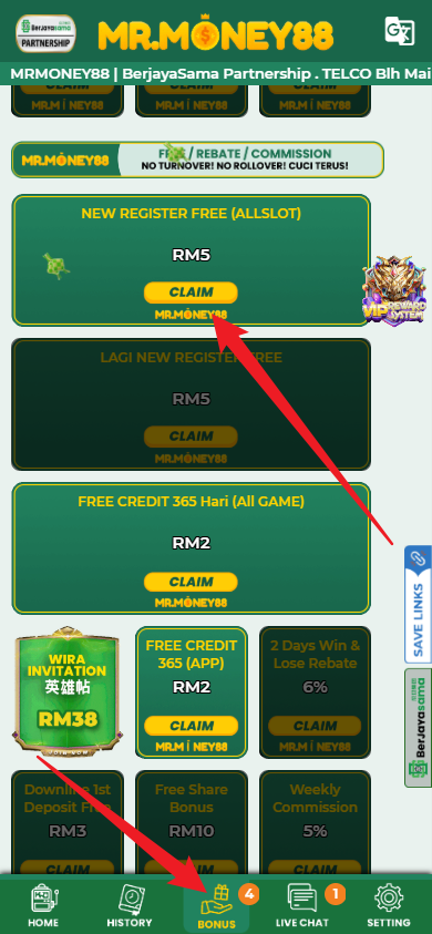Step 3 - Register at MRMONEY88 Casino - Part 1