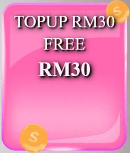 Freecreditrm - TopUp33 Top up RM30 Free RM30