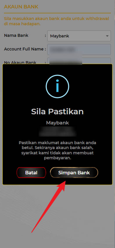 Step 2 - Register at K4CLUB Casino - Part 2