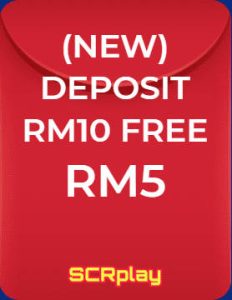 Freecreditrm - SCRplay Deposit RM10 Free RM5 - Banner