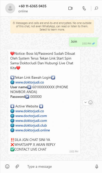 Step 1 - Register at Doktor Judi Casino - Part 3