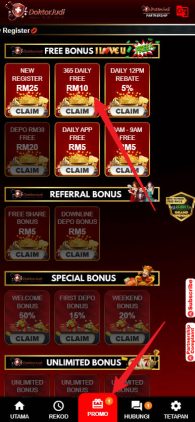 Step 3 - Register at Doktor Judi Casino - Free Credit 365 - Part 1